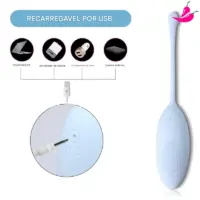 Vibrador Ovinho Bullet com Controle Remoto e 12 Níveis de Vibrações - DanX