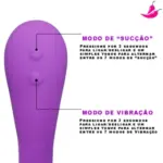 Vibrador Varinha Mágica com Sugador de Clitóris - TwoLoving