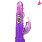Vibrador Rabbit e Estimulador de Clitóris com 12 Velocidades