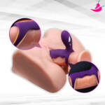 Anel Peniano com Estimulação Tripla para Casais Durante a Penetração - Treefor4