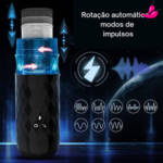 Masturbador Masculino Com Ventosas - 7 Impulsos