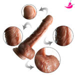 Sexy Love Dildo e Consolo Pênis Realístico Automático com Controle