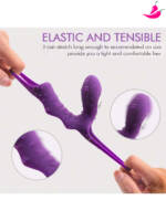 Anel Peniano com Estimulação Tripla para Casais Durante a Penetração - Treefor4