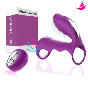 Anel Peniano com Estimulação Tripla para Casais Durante a Penetração - Treefor4