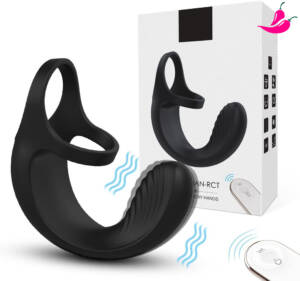 Anel Peniano com Estimulador de Próstata com Vibrações e Controle Remoto - S Hande
