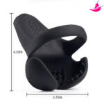 Anel Peniano Preto com Vibrador
