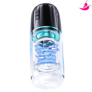 Masturbador Masculino Automático - Empurrão e Rotação