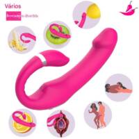 Consolo Vibratório Estimulador de Clitóris e Ponto G com Aquecimento - Intenso e Discreto