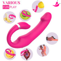 Consolo Vibratório Estimulador de Clitóris e Ponto G com Aquecimento - Intenso e Discreto