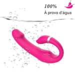 Consolo Vibratório Estimulador de Clitóris e Ponto G com Aquecimento - Intenso e Discreto