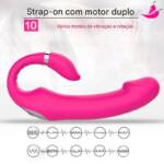 Consolo Vibratório Estimulador de Clitóris e Ponto G com Aquecimento - Intenso e Discreto