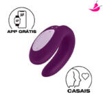 Satisfyer Double Fun - Vibrador de Casal com Controle Remoto e Controle via APP