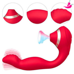 Estimulador de Ponto G e Sugador Clitóris - Magic Plus