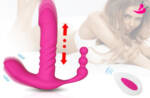 Lover 3 em 1 - Vibrador para Clitóris, Ponto G e Ânus com Controle Remoto a Distância