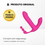 Lover 3 em 1 - Vibrador para Clitóris, Ponto G e Ânus com Controle Remoto a Distância