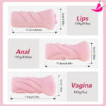 Masturbador Masculino Realístico em Silicone Super Macio - Xplore Sensations