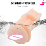 Masturbador Masculino Simulador de Vagina com 12 Níveis de Vibrações Intensas