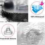 Masturbador Masculino Transparente - Sucção e Vibração