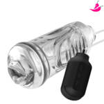 Masturbador Masculino Transparente - Sucção e Vibração