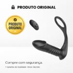 Estimulador de Próstata com Penetração em Vai Vem, Vibrações e Anel Peniano - FuThunder