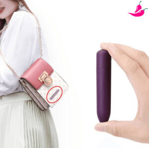 Mini Vibrador Bullet Super Discreto com 10 Modos de Vibrações Intensas