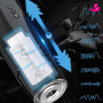 Masturbador Peniano 3D - 7 Modos de Rotação