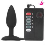 Plug Anal em Silicone com Estimulação Elétrica por Controle Remoto - Energy Plug