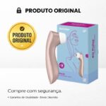 Sugador Satisfyer PRO 2+ UP - Sugador e Estimulador de Clitóris com Ondas de Pressão à Prova D’Água