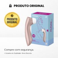 Sugador Satisfyer PRO 2+ UP - Sugador e Estimulador de Clitóris com Ondas de Pressão à Prova D’Água
