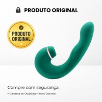 Vibrador Feminino Sugador de Clitóris e Estimulador de Ponto G - Realization