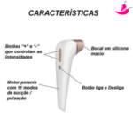 Satisfyer Number 2 - Sugador e Estimulador de Clitóris com Ondas de Pressão à Prova D’Água