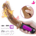 Consolo Realístico Vibratório com 10 Níveis de Velocidade e Aquecimento - Soft Dick