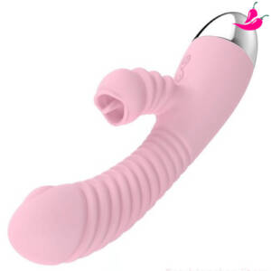 Vibrador Rabbit Multi-Velocidades com Simulador de Sexo Oral e Aquecimento - StarRabbit