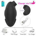 Sugador de Clitóris Ovinho com 7 Níveis de Sucção