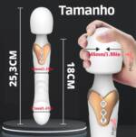 Varinha Mágica e Dildo Vibratório com 10 Níveis de Velocidades - T Experience