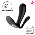 Satisfyer TopSecret+ - Vibrador de Ponto G, Clitóris e Ânus
