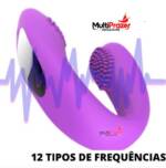 Vibrador 2 em 1 Estimulador de Clitóris e Ponto G - Vetiry