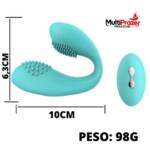 Vibrador 2 em 1 Estimulador de Clitóris e Ponto G - Vetiry