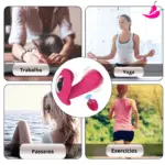 Vibrador de Calcinha; Massageador de Ponto G e Clitóris com Controle Remoto - Dance Spirit