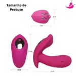 Vibrador de Calcinha; Massageador de Ponto G e Clitóris com Controle Remoto - Dance Spirit