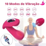 Vibrador de Calcinha; Massageador de Ponto G e Clitóris com Controle Remoto - Dance Spirit