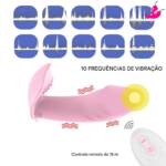 Vibrador de Calcinha para Clitóris e Ponto G com Controle Remoto a Distância