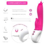 Vibrador e Sugador de Clitóris - Travel Companion