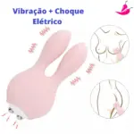 Vibrador Feminino 10 Vibrações; Choque - Lilo Rabbit