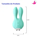 Vibrador Feminino 10 Vibrações; Choque - Lilo Rabbit