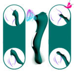 Vibrador Feminino Discreto com Sugador de Clitóris - BirdFly
