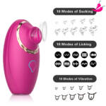 Vibrador Feminino Sugador de Clitóris; Simulador de Sexo Oral com Linguinha - Sexwell