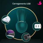 Vibrador Rabbit com Estimulação de Ponto G e Sugador de Clitóris - Luxury Sensuality