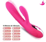 Vibrador Rabbit de Ponto G e Clitóris, Aquecimento e Multi Velocidades - Mr Rabbit
