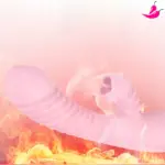 Vibrador Rabbit Multi-Velocidades com Simulador de Sexo Oral e Aquecimento - StarRabbit
